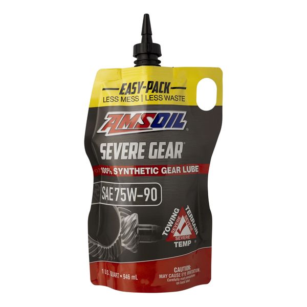 AMSOIL Severe Gear 75W-90 Gear Oil, Quart Easy-Pack