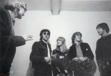 Indica publicity picture 
in the basement gallery, 
early 1966