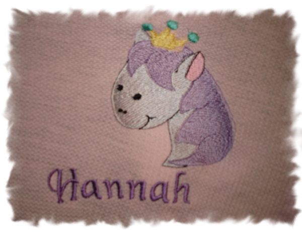 Princess Pony Personalized Baby Blanket