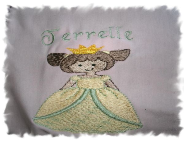 Princess 1 Personalized Baby Blanket