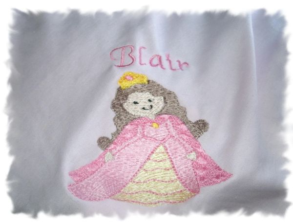 Princess 4 Personalized Baby Blanket