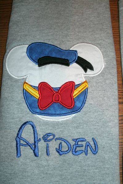 Donald Duck Inspired Mouse Ear Shirt