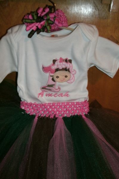 Birthday Horse Personalized Tutu Set