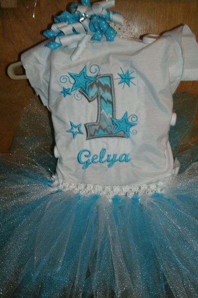 1st Birthday Stars Personalized Tutu Set