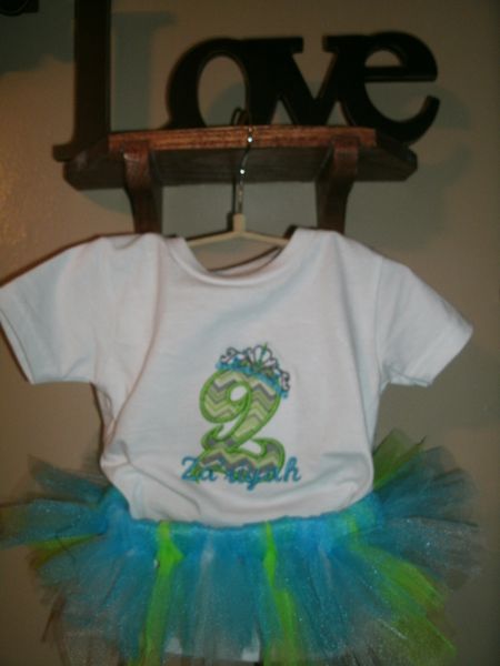 1st Birthday Tiara Personalized Tutu Set