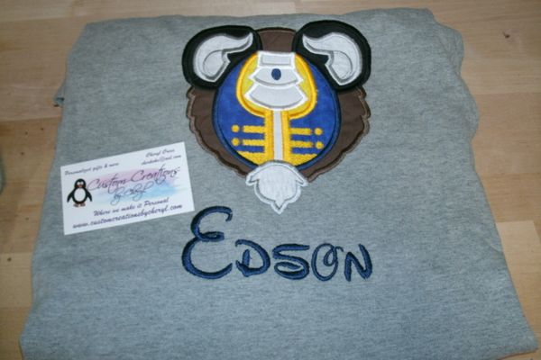 Beauty and the Beast Inspired Beast Mouse Ear Shirt