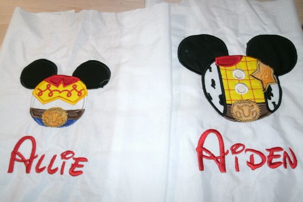 Toy Story Jessie and Woody Inspired Mouse Ears Couples Shirts