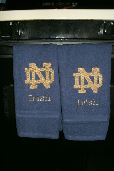 Irish Football Kitchen Sports Towels 2 piece set