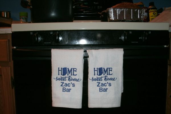 Indiana Home Sweet Home Kitchen Towels 2 piece set