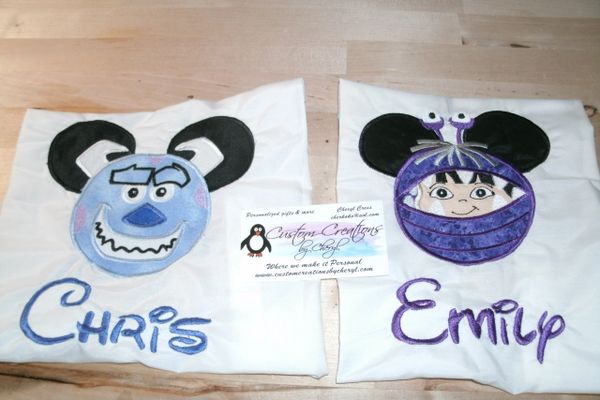 Monsters Sully and Boo Mouse Ear Couples Shirts
