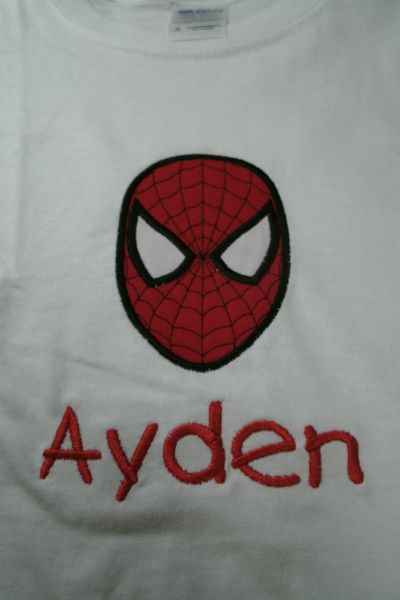 Spiderman Face Personalized Superhero Shirt