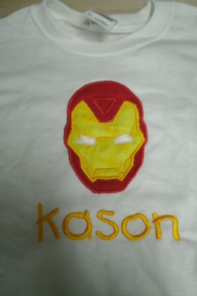 Iron Man Face Personalized Superhero Shirt