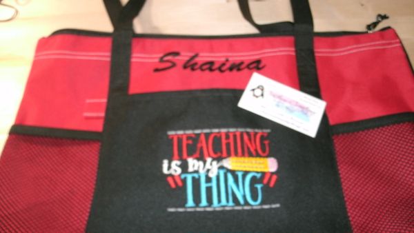 Teacher Teaching is my Thing Personalized Tote Bag