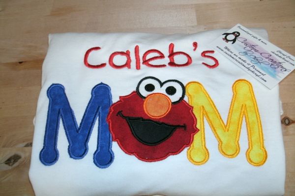 Elmo Mom Personalized Birthday Party Shirt