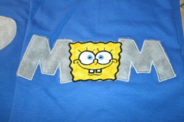 Spongebob Mom Personalized Birthday Party Shirt