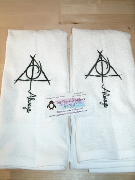Harry Potter Always Kitchen Towels Hand Towels 2 piece set