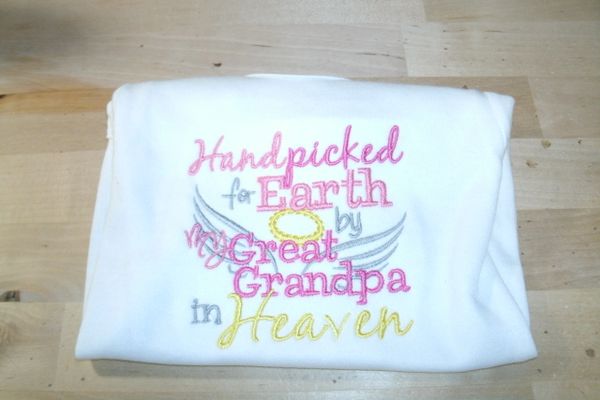 Handpicked for Earth by my Great Grandpa in Heaven Shirt