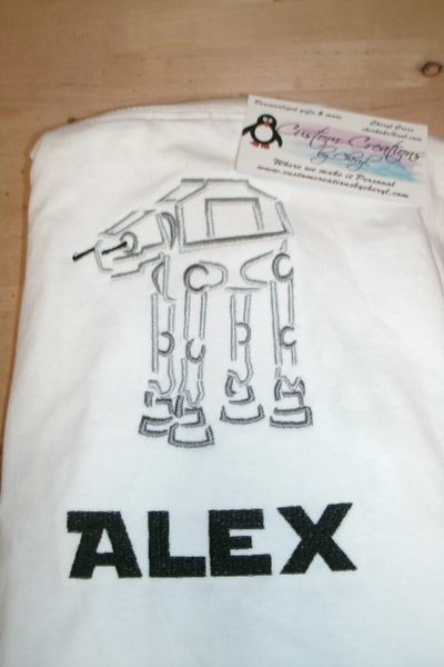 Personalized Star Wars AT Walker Sketch Personalized Shirt
