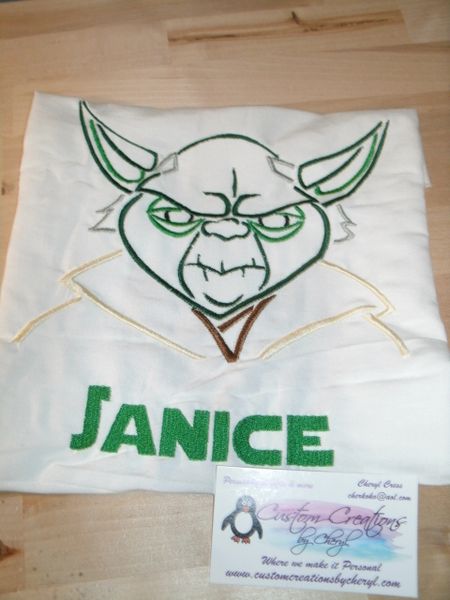 Personalized Star Wars Yoda Sketch Personalized Shirt