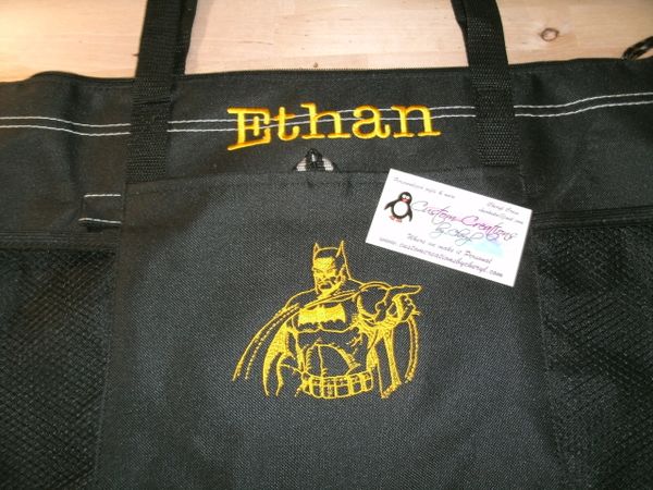 Batman Sketch Superhero Personalized Tote Bag