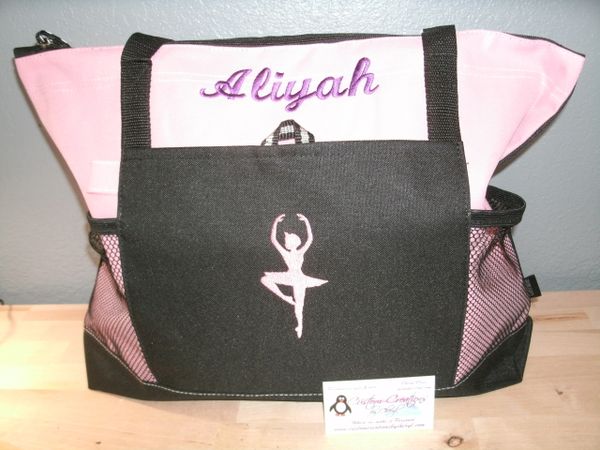 Ballerina Dancer Personalized Dance Tote Bag