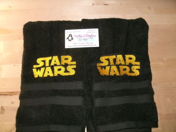 Star Wars Logo Kitchen Towels Hand Towels 2 piece set