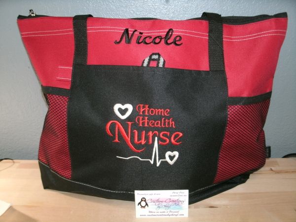 Home Health Nurse Personalized Home Health Nurse Tote Bag