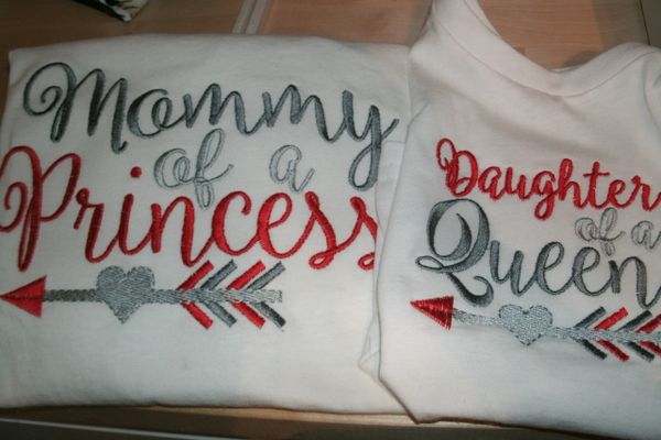Daughter of a Queen Family Shirt (only 1 shirt)