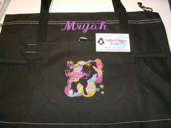 Unicorn Watercolor Your Fantastical Personalized Tote Bag