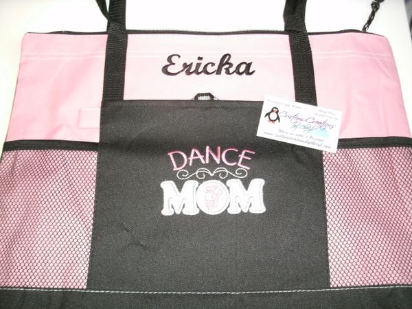 Dance Mom Personalized Dancer Tote Bag