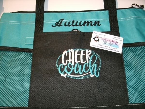 Cheer Coach Personalized Cheer Tote Bag