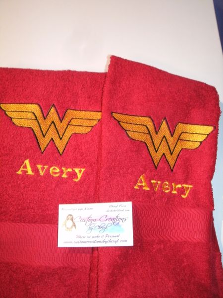 Robin Logo Kitchen Towels Hand Towels 2 piece set