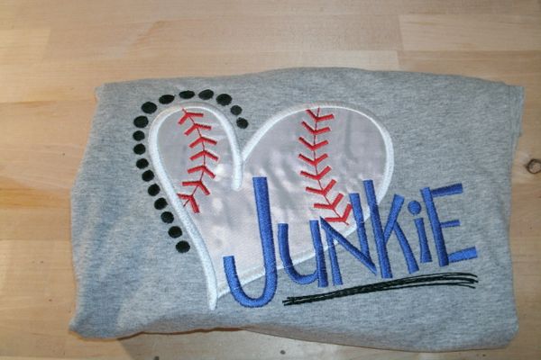 Baseball Junkie Baseball Shirt