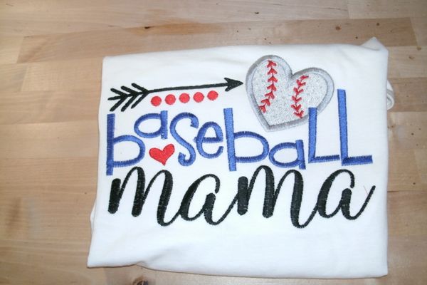 Baseball Mama Baseball Shirt