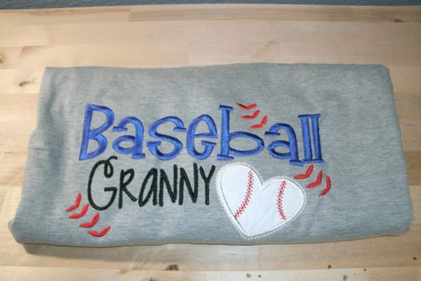 Baseball Granny heart laces Baseball Shirt