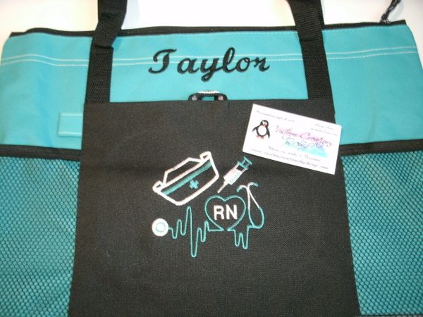 Nurse Items Personalized Nurse Tote Bag