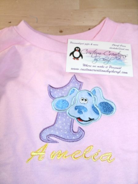 Blues Clues 1st Birthday Personalized Birthday Shirt