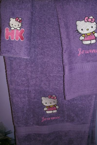 Kitty Personalized Towel Set