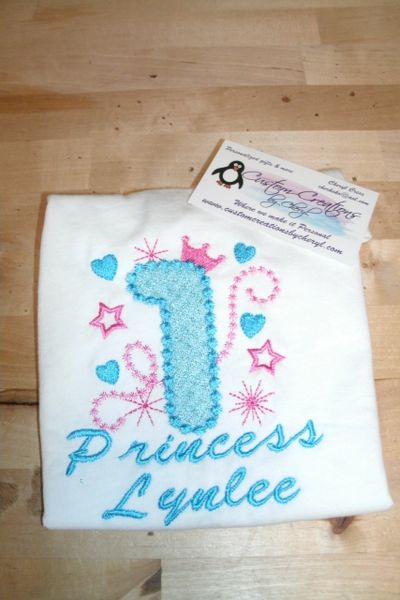 Stars & Sparkles 1st Birthday Personalized Birthday Shirt