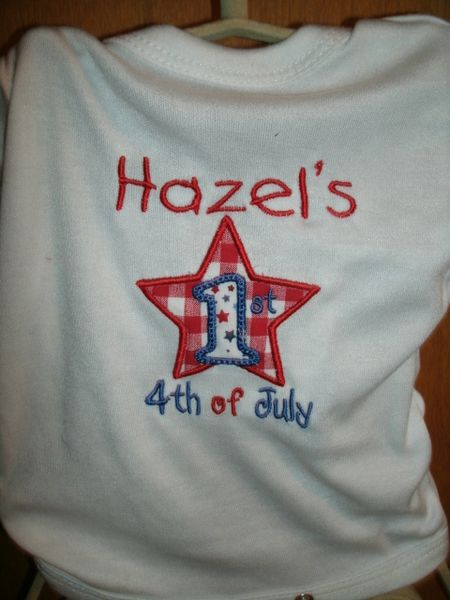 1st 4th of July Personalized Holiday Shirt