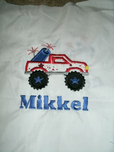 Patriotic Truck Firecracker 4th of July Personalized Holiday Shirt