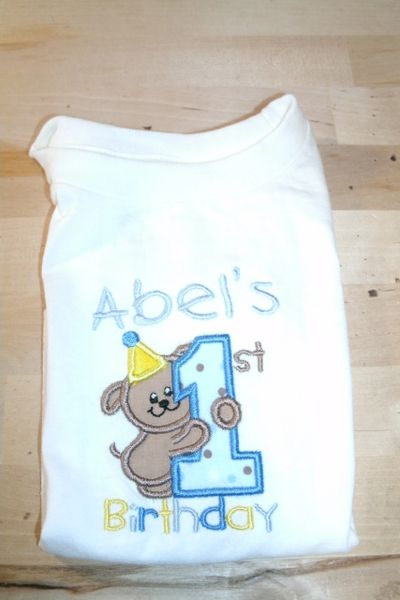 Dog first outlet birthday shirt