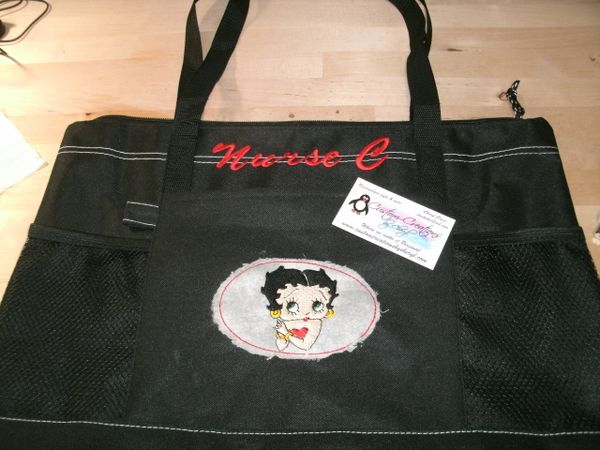 Betty Boop Personalized Tote Bag