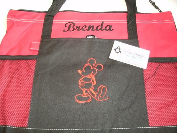 Mickey Sketch Personalized Tote Bag