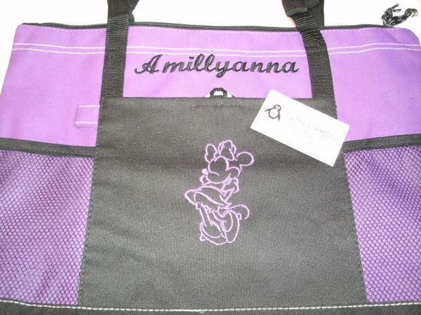 Minnie Sketch Personalized Tote Bag