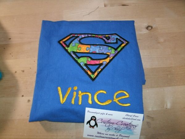 Autism Superman Superhero Shirt Autism Awareness