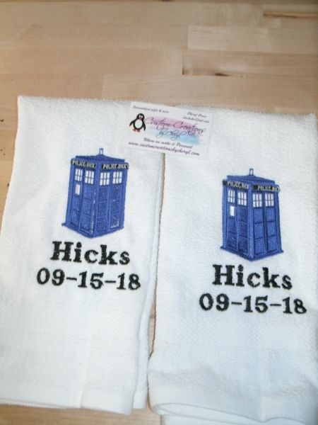 Hocus Pocus Personalized Kitchen Towels Hand towels 2 piece Set