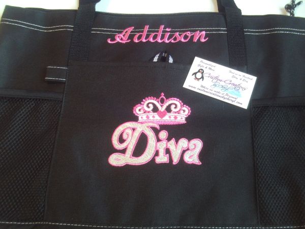 Diva Crown Paparazzi Personalized Jewelry Tote Bag