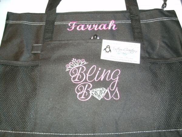 Bling Boss Paparazzi Personalized Jewelry Tote Bag