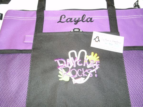 Daycare Rocks Daycare Teacher Personalized Tote Bag